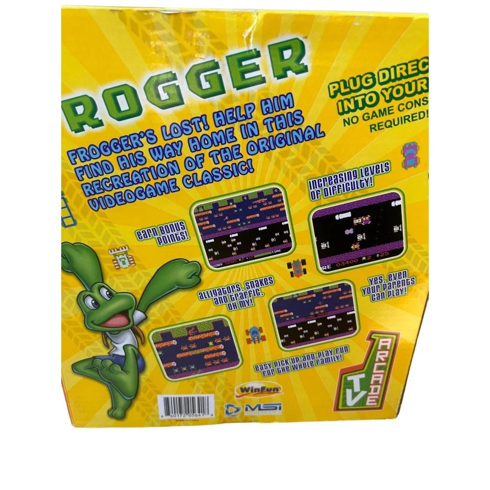 Frogger TV Arcade Video Game